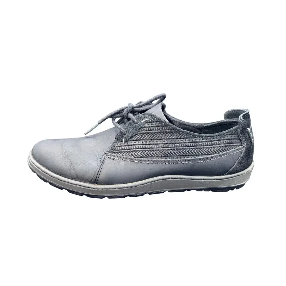 Merrell Black Leather Lace Up Casual Shoes Women’s Size 7.5 Select Grip